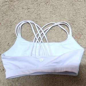 Strappy sports bra